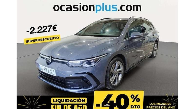 Gris Usado 2022 VW Golf VIII R-line Familiar | 21.728 € (Buen precio) - Imagen 1/4