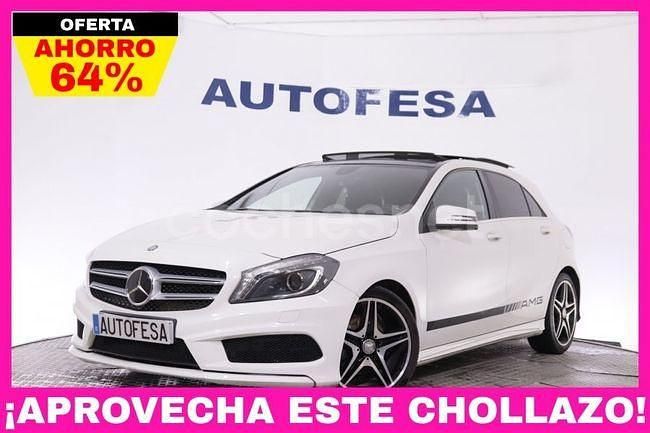 Blanco Usado 2015 Mercedes A180 AMG line Berlina | 13.990 € (Buen precio) - Imagen 1/4