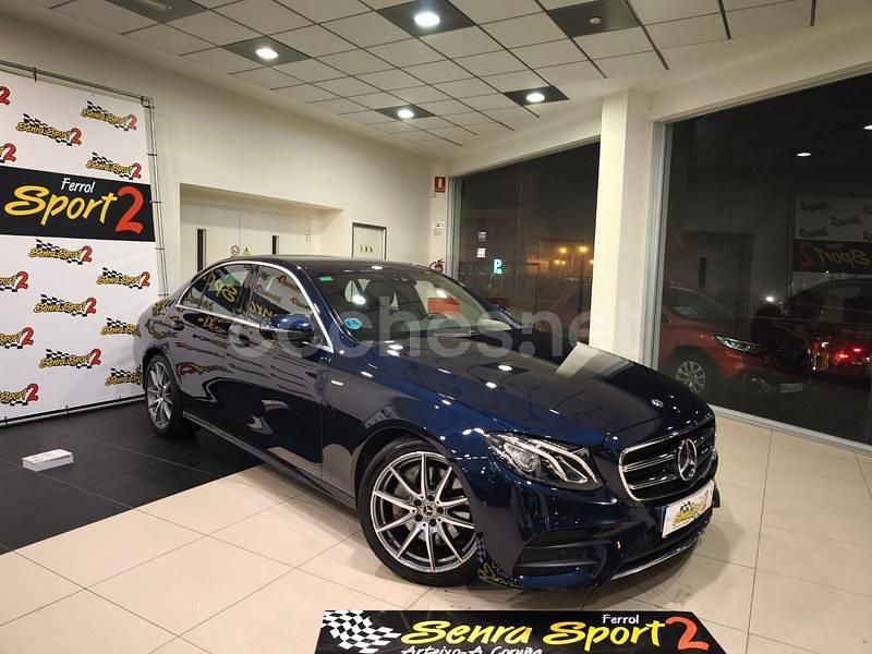 Usado Mercedes E220 194 CV (142 kW) 2020 Azul Berlina