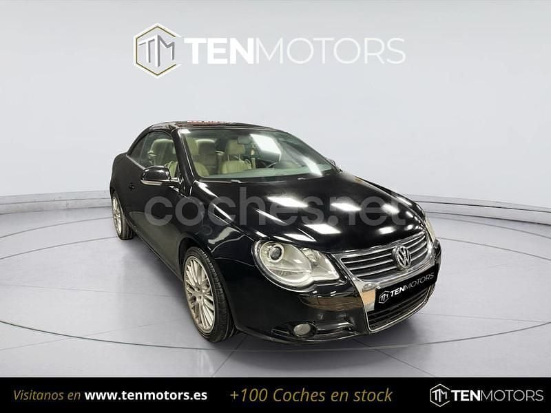 Negro Usado 2007 VW Eos Descapotable | 7499 € (Un poco caro) - Imagen 1/4
