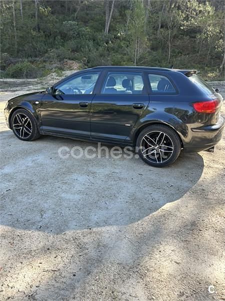 Usado Audi A3 Ambition 140 CV (102 kW) 2007 Negro Utilitario