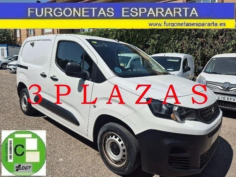 Blanco Usado 2020 Peugeot Partner S Monovolumen | 9000 € (Precio justo) - Imagen 1/4