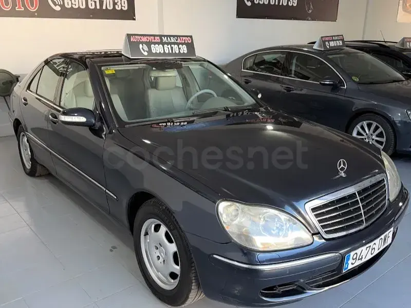 Usado Mercedes S320 204 CV (150 kW) 2005 Azul Berlina