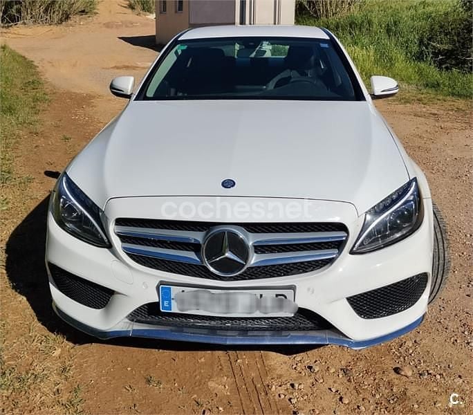 Usado Mercedes C220 AMG 170 CV (125 kW) 2016 Blanco Familiar