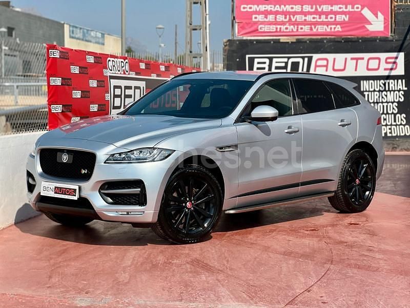 Gris / plata Usado 2017 Jaguar F-Pace R-Sport SUV | 22.990 € (Caro) - Imagen 1/4