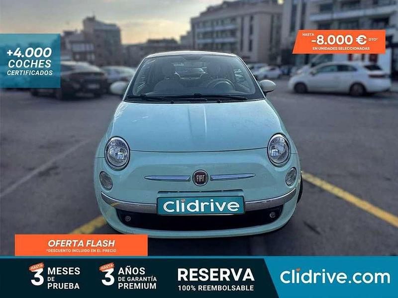 Usado Fiat 500 Lounge 69 CV (50 kW) 2015 Azul Utilitario