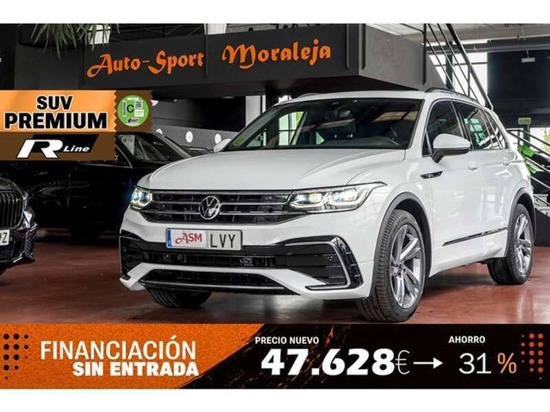 Blanco Usado 2022 VW Tiguan R-line SUV | 29.900 € (Precio justo) - Imagen 1/4