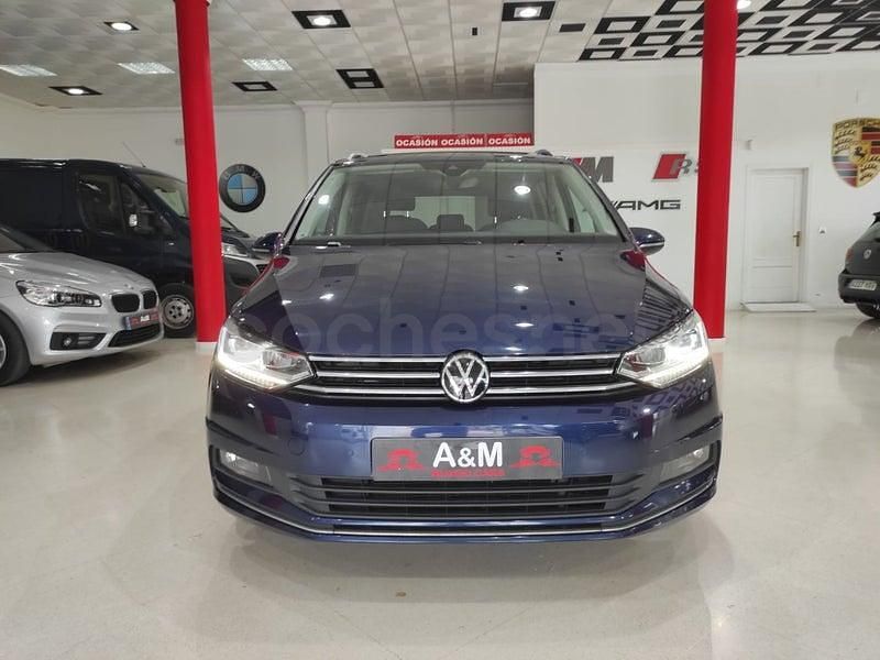 Usado VW Touran Sportline 150 CV (110 kW) 2021 Azul Monovolumen
