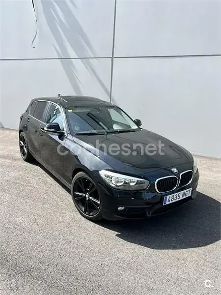 Usado BMW 116 Efficient Dynamics 116 CV (85 kW) 2015 Negro Utilitario