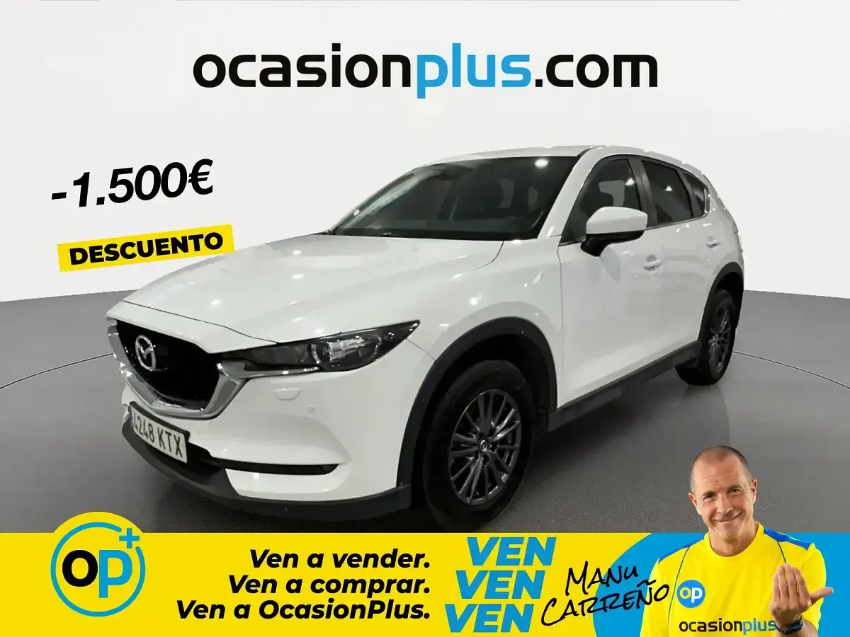 Usado Mazda CX-5 150 CV (110 kW) 2019 Blanco SUV
