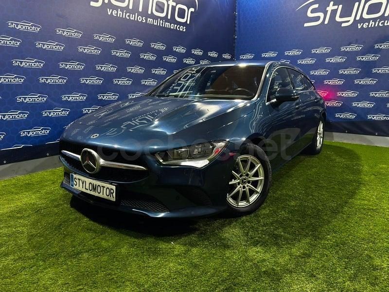 Azul Usado 2021 Mercedes CLA200 Shooting Brake Familiar | 24.390 € (Super precio) - Imagen 1/4