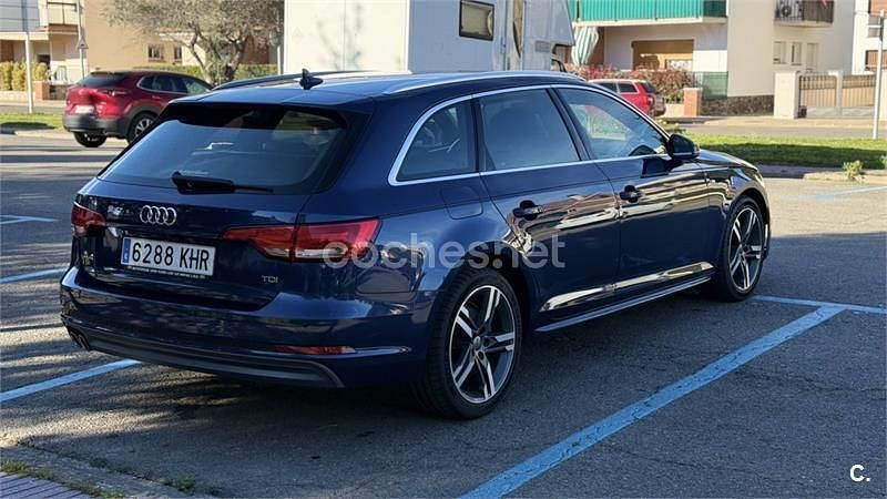 Usado Audi A4 S-Line 190 CV (139 kW) 2016 Azul Familiar