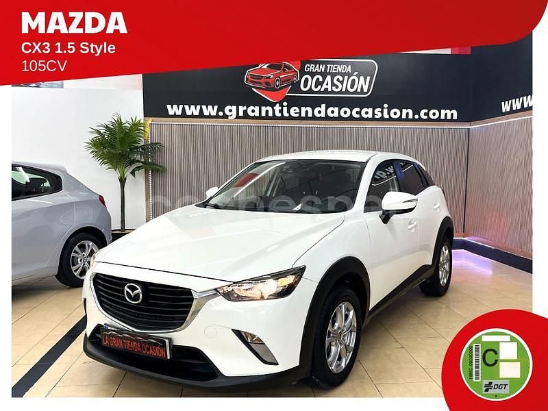 Blanco Usado 2017 Mazda CX-3 Style SUV | 13.480 € (Precio justo) - Imagen 1/4