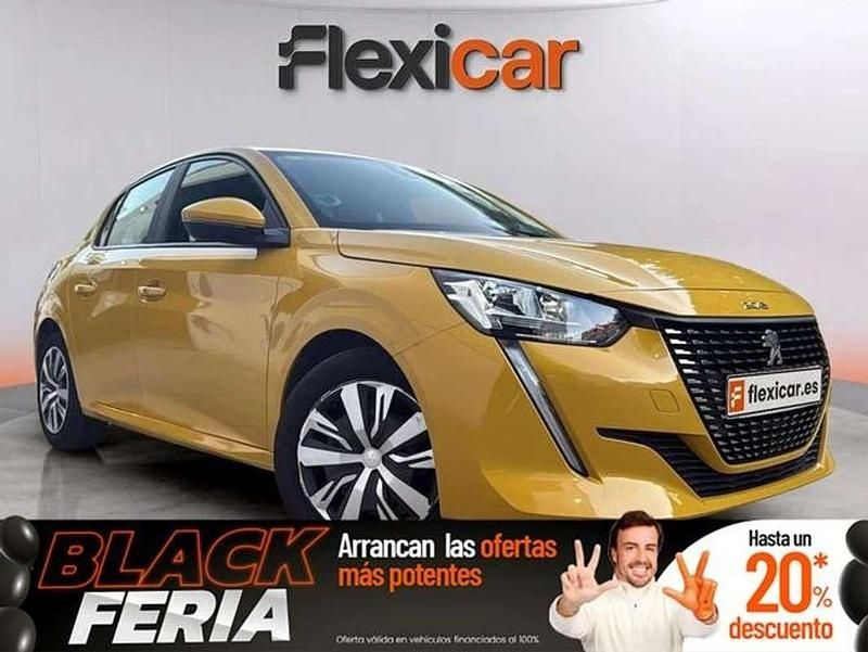 Amarillo Usado 2020 Peugeot 208 Active Utilitario | 9890 € (Precio justo) - Imagen 1/4