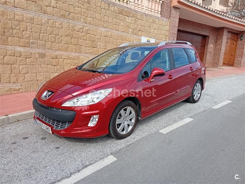 Usado Peugeot 308 SW Sport 110 CV (80 kW) 2009 Rojo Familiar