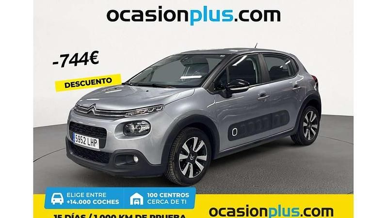 Gris Usado 2020 Citroën C3 Feel Utilitario | 7446 € (Super precio) - Imagen 1/4