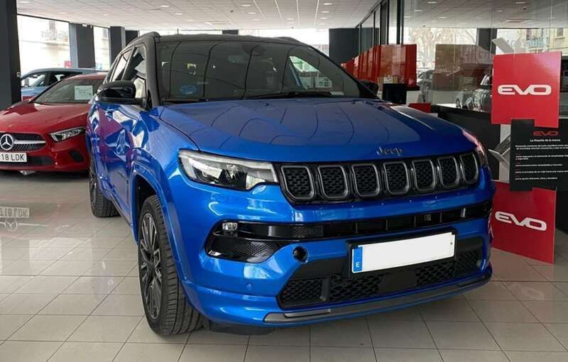 Azul Usado 2021 Jeep Compass SUV | 25.700 € (Un poco caro) - Imagen 1/4