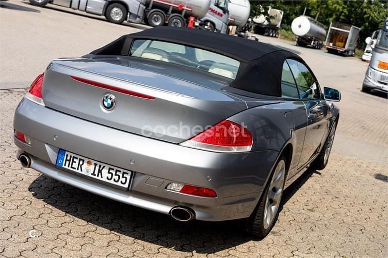 Usado BMW 645 Cabriolet 333 CV (244 kW) 2006 Gris / plata Descapotable