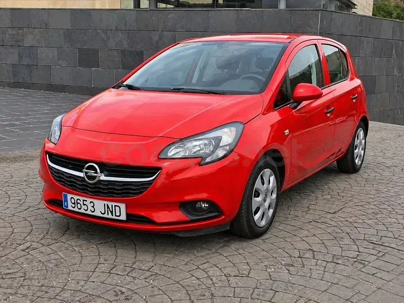 Usado Opel Corsa Excellence 90 HP (66 kW) 2016 Vermelho Citadino