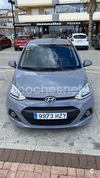 Usado Hyundai i10 66 CV (48 kW) 2014 Azul Utilitario