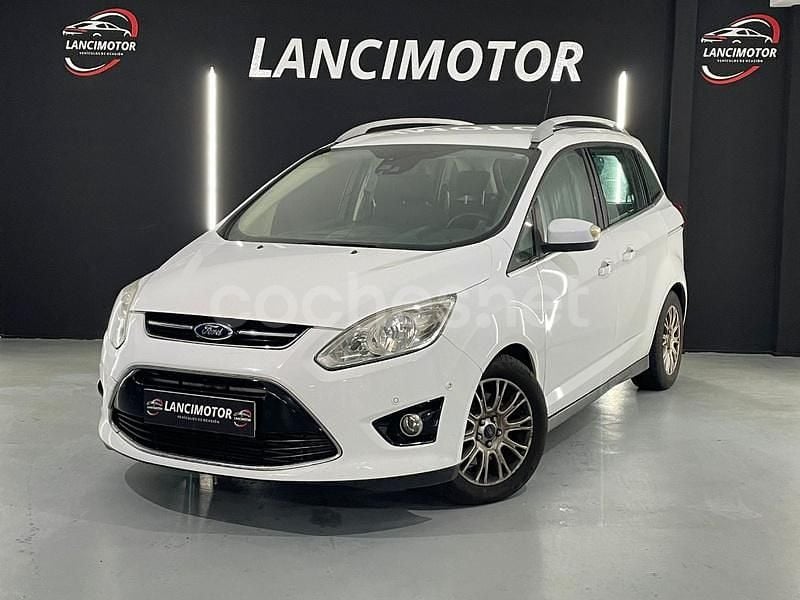 Blanco Usado 2015 Ford Grand C-Max Titanium Monovolumen | 9990 € (Precio justo) - Imagen 1/4