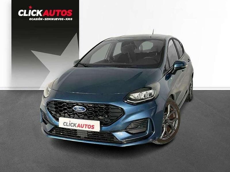 Azul Usado 2022 Ford Fiesta ST-Line Utilitario | 14.200 € (Precio justo) - Imagen 1/4