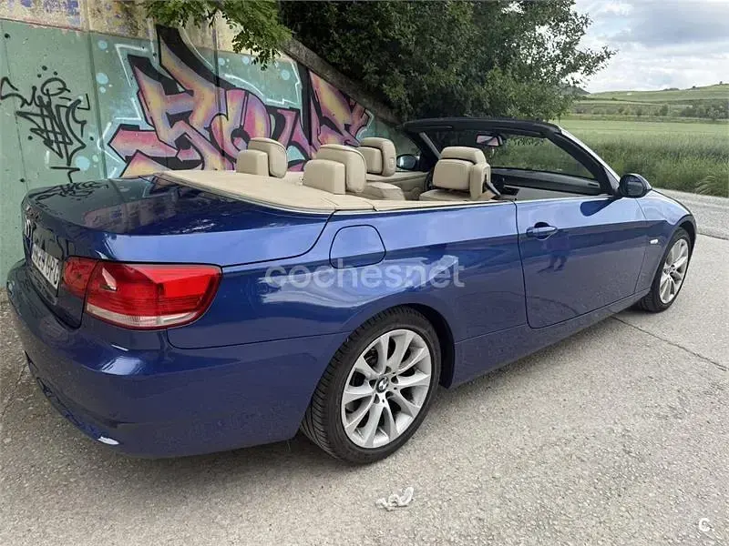 Usado BMW 320 Cabriolet 170 CV (125 kW) 2009 Azul Descapotable