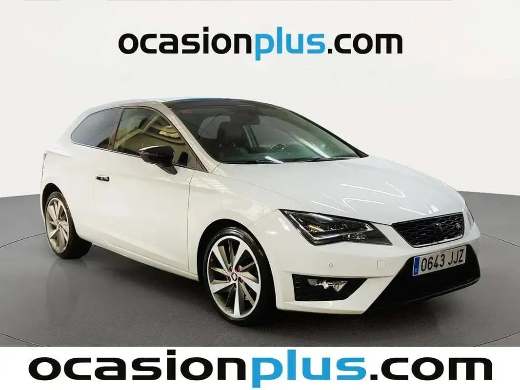 Usado Seat Leon SC FR 184 CV (135 kW) 2015 Blanco Utilitario