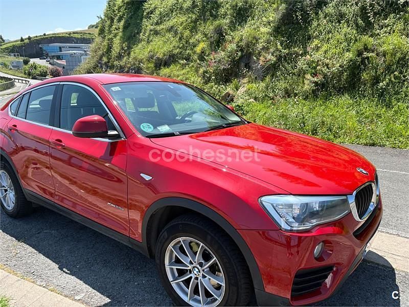 Usado BMW X4 231 CV (169 kW) 2017 Rojo SUV