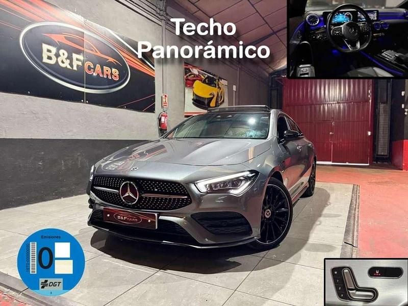 Gris Usado 2021 Mercedes CLA250e Berlina | 28.300 € (Precio justo) - Imagen 1/4