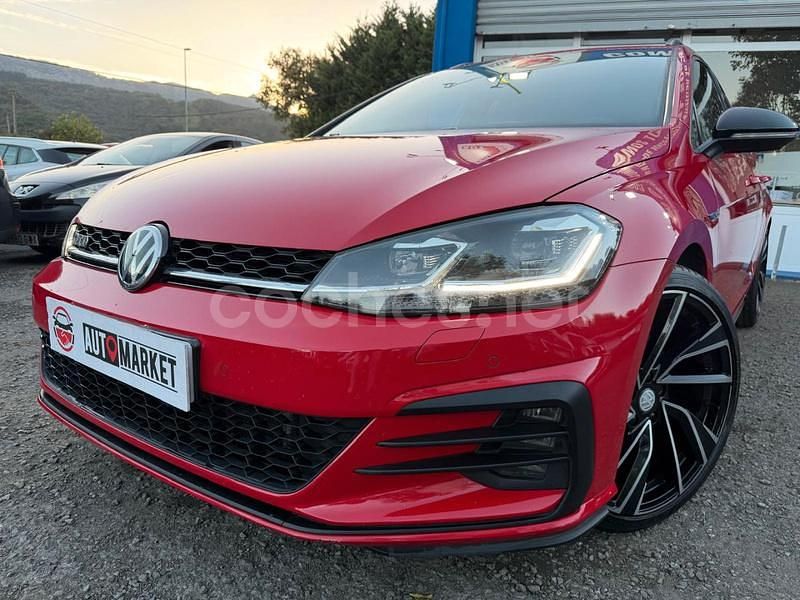 Rojo Usado 2017 VW Golf VII GTD Familiar | 18.990 € (Precio justo) - Imagen 1/4
