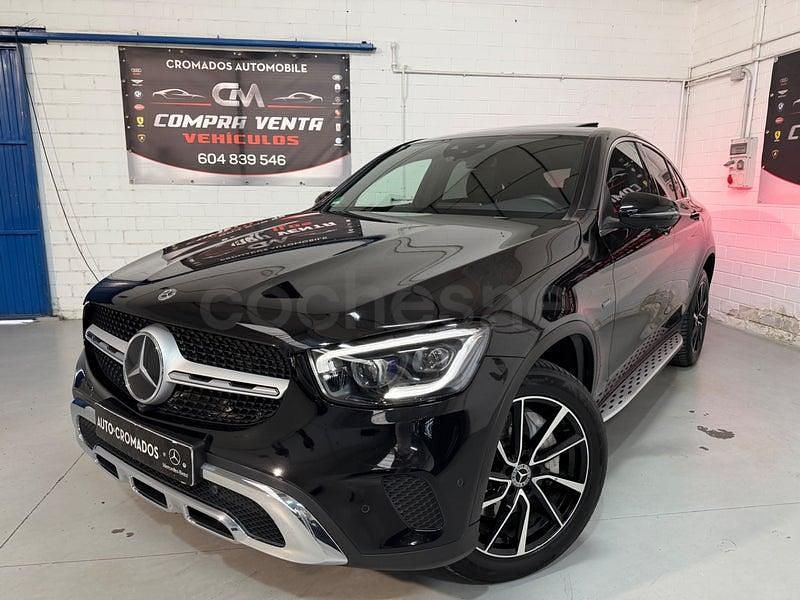 Usado Mercedes GLC300e 306 CV (225 kW) 2021 Negro Coupe