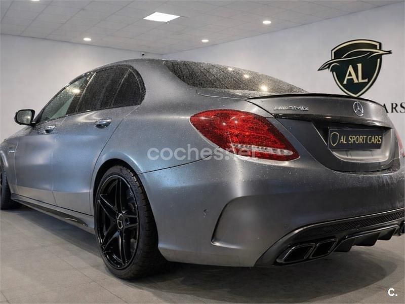 Usado Mercedes C63S AMG 510 CV (375 kW) 2017 Gris / plata Berlina