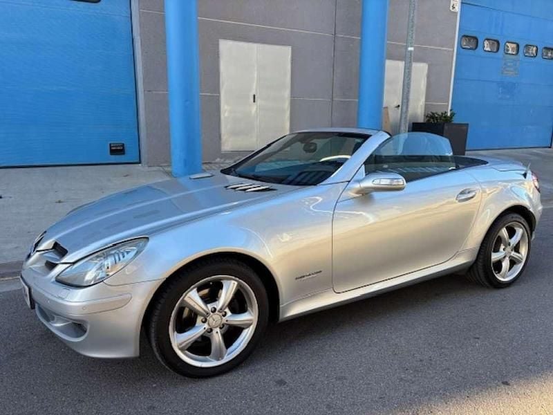 Plateado Usado 2006 Mercedes SLK200 Descapotable | 7500 € (Buen precio) - Imagen 1/4