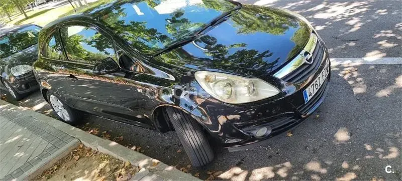 Usado Opel Corsa Enjoy 80 CV (58 kW) 2008 Negro Utilitario