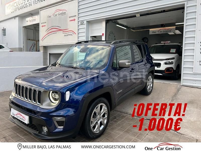Azul Usado 2018 Jeep Renegade Limited SUV | 14.995 € (Precio justo) - Imagen 1/4