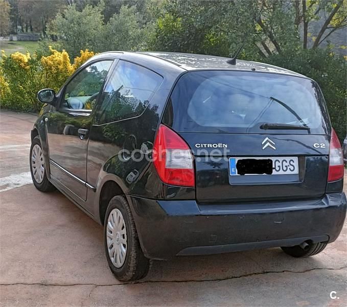 Negro Usado 2008 Citroën C2 Furio Utilitario | 2500 € (Precio justo) - Imagen 1/4