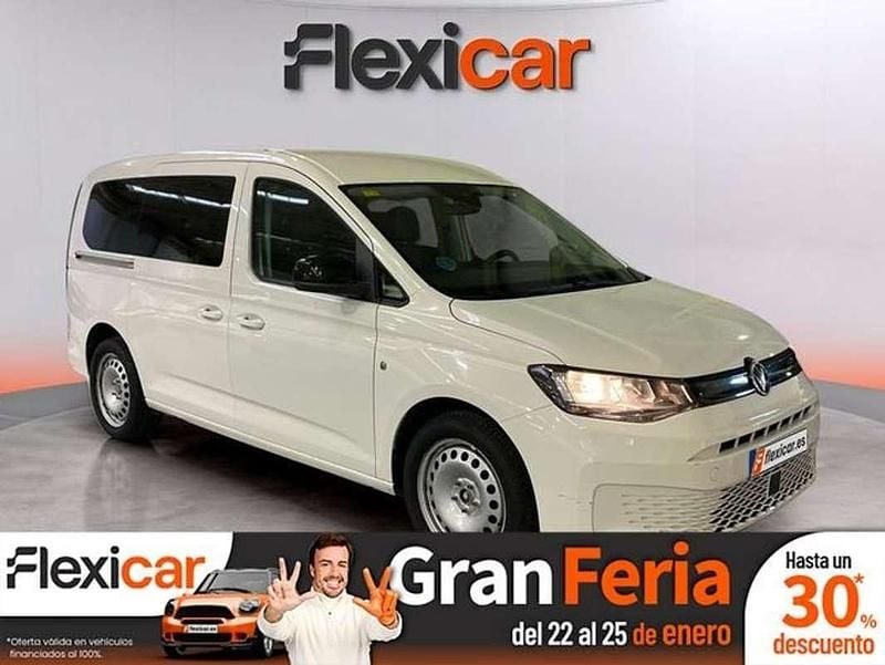 Blanco Usado 2021 VW Caddy Maxi Monovolumen | 18.990 € (Precio justo) - Imagen 1/4