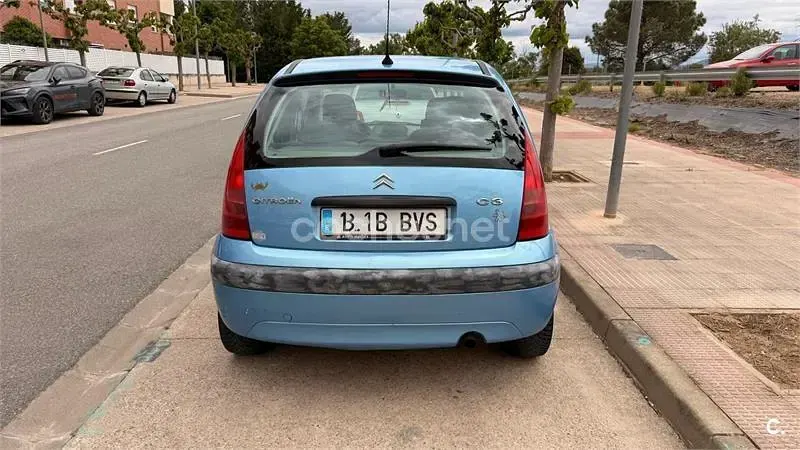 Usado Citroën C3 70 CV (51 kW) 2002 Azul Utilitario