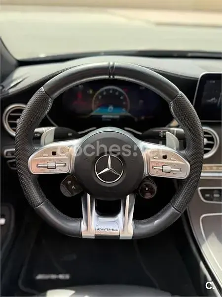 Usado Mercedes C43 AMG 390 CV (286 kW) 2021 Gris / plata Descapotable