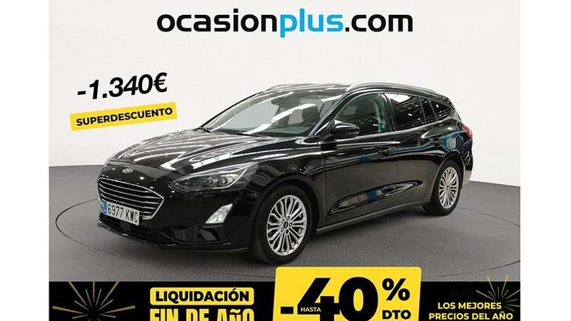 Usado Ford Focus Titanium 125 CV (91 kW) 2019 Negro Familiar
