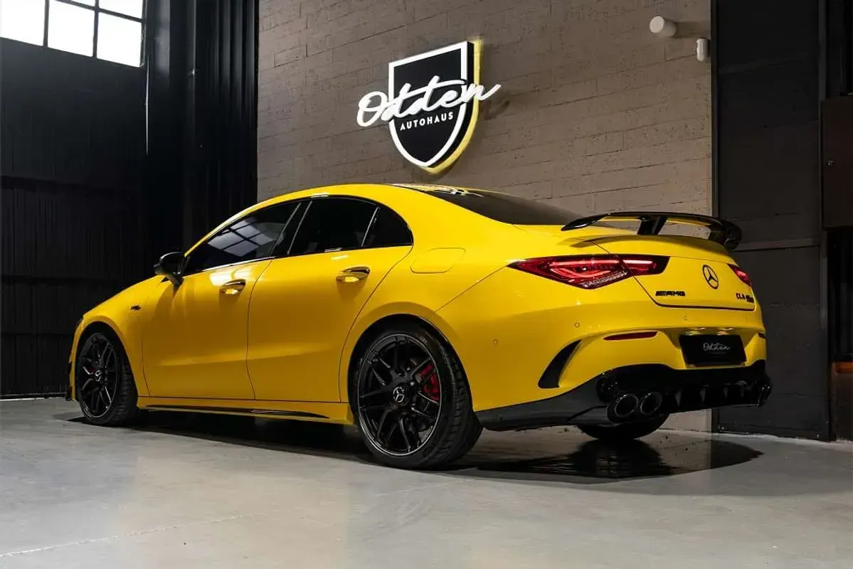 Käytetty Mercedes CLA45 AMG AMG 421 HP (309 kW) 2022 Keltainen Coupe - kaksiovinen