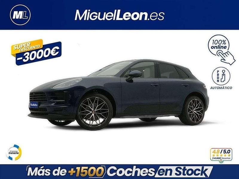 Usado Porsche Macan 246 CV (180 kW) 2021 Azul SUV