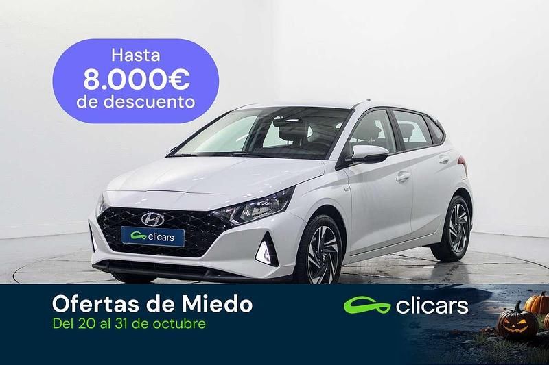 Blanco Usado 2021 Hyundai i20 Utilitario | 13.590 € (Precio justo) - Imagen 1/4