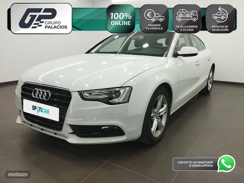 Blanco Usado 2014 Audi A5 Sportback Advanced Utilitario | 18.900 € (Buen precio) - Imagen 1/4