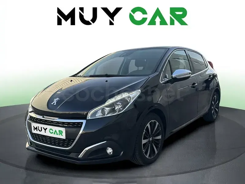 Usado Peugeot 208 110 CV (80 kW) 2019 Negro Utilitario