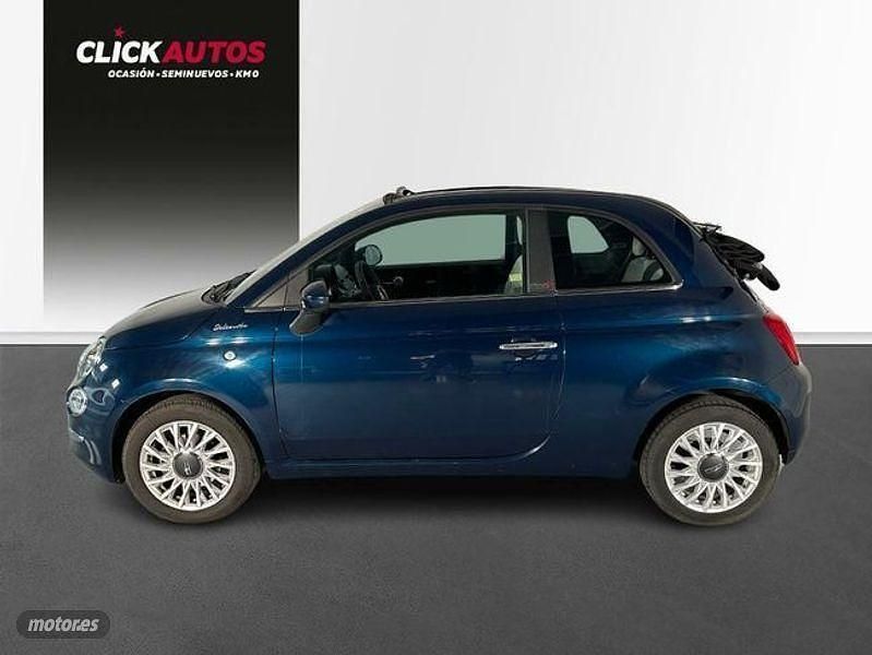Usado Fiat 500 Dolcevita 70 CV (51 kW) 2022 Azul Descapotable