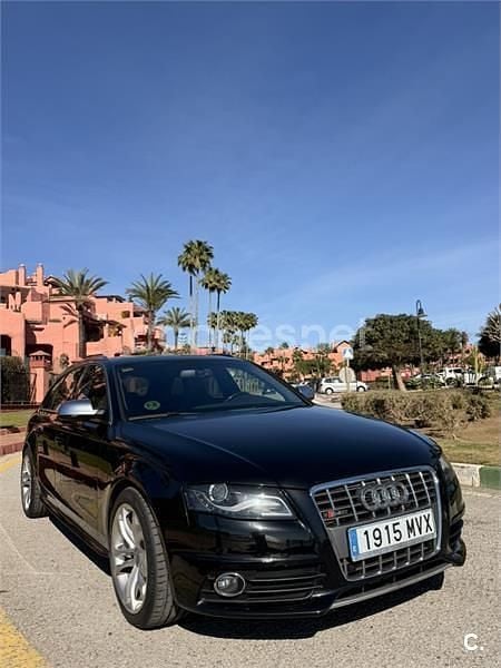 Usado Audi S4 333 CV (244 kW) 2009 Negro Familiar