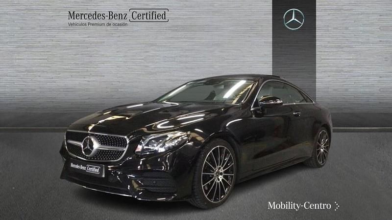 Negro obsidiana pintura metalizada Usado 2018 Mercedes E220 AMG line Coupe | 35.900 € (Precio justo) - Imagen 1/4
