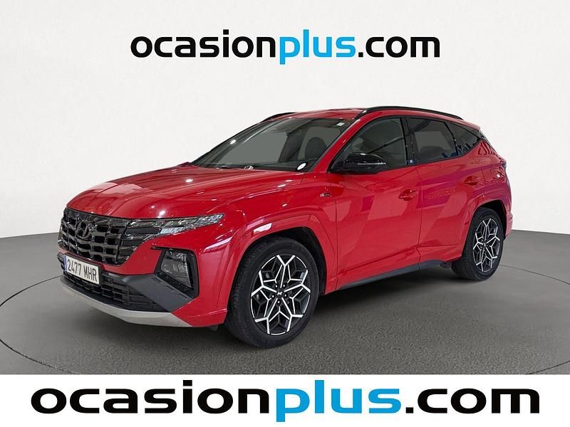 Rojo Usado 2023 Hyundai Tucson N Line SUV | 22.228 € (Precio justo) - Imagen 1/4
